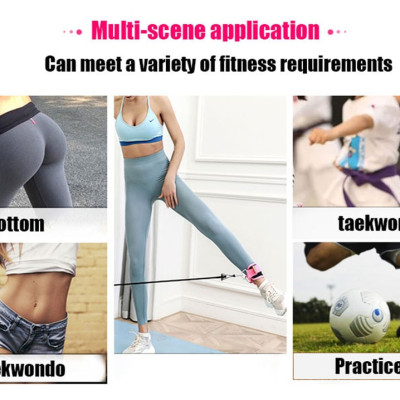 SET Dây Kháng Lực Tập Mông AOLIKES Có Quấn Cổ Chân Legs Pulley Strap Lifting Fitness