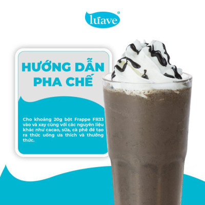 Bột Kem Béo Thực Vật Frappe FR33 - LÚAVE - 1kg