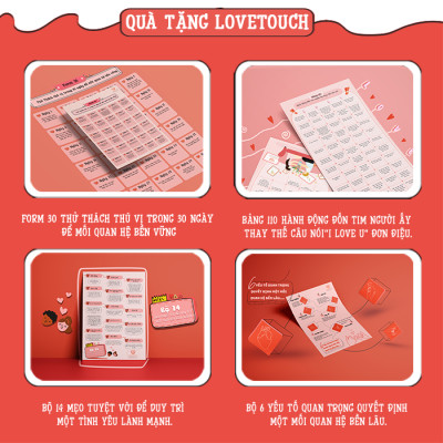 Bộ Bài Tình Yêu Game Card Lovetouch - Love card game, board games, bài cho cặp đôi, bài thấu hiểu [Kim Ngọc Thuỷ]