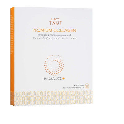 MẶT NẠ BỔ SUNG COLLAGEN LAC TAUT RADIANCE+ PREMIUM (5 MIẾNG)