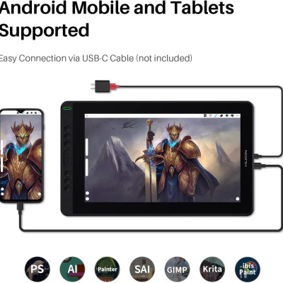 Huion Kamvas 13 (GS-1331) Graphic Tablets - Bảng vẽ Cảm ứng - Hàng chính hãng