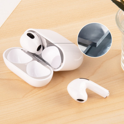 Miếng Dán Kim Loại Mỏng Chống Bụi Cho Case Airpods 4 (2024) - Hàng Chính Hãng