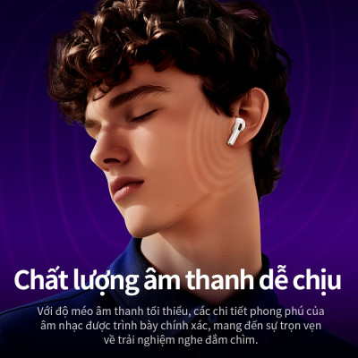 Tai nghe Bluetooth V5.4 Ho.co EW72 Chống ồn, Âm thanh sống động, màn hình LED hiển thị cảm ứng đa chức năng - Hàng chính hãng