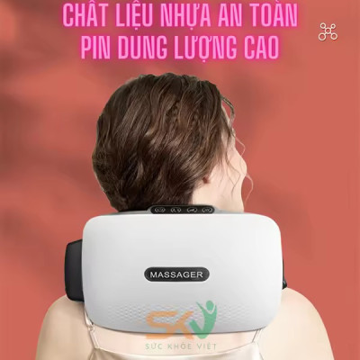 ￼Máy Massage Bụng Lưng Đùi Pin Sạc Tích Hợp Đá Nóng Himalaya Hỗ Trợ Giảm Mỡ Bụng Đai Mát Xa Bụng Eo Lưng