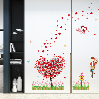 Decal dán tường Cặp Đôi TuLip - SS59