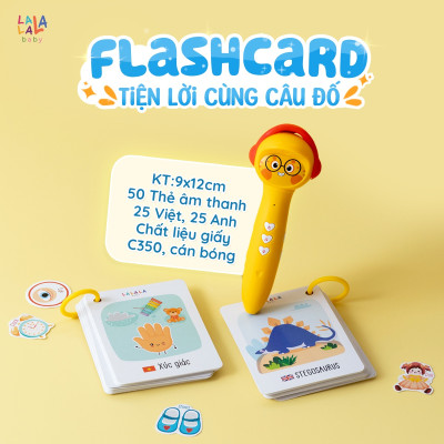 Bút Chấm Đọc Lala Magic Pen Song Ngữ Việt Anh - Đồ Chơi Âm Thanh Tích Hợp Đa Chức Năng kèm Thu Âm Cho Bé – Lalala Baby