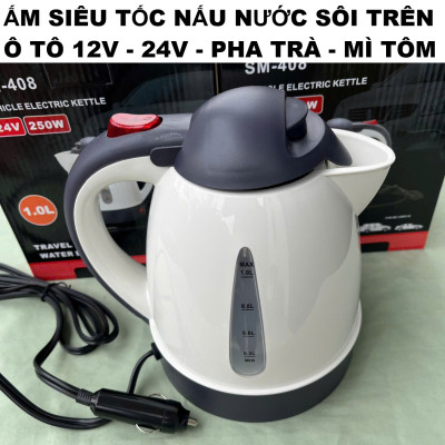 Bình Đun Nước Sôi Trên Ô Tô 12V-24V – Pha Cà Phê, Mì, Trà Nhanh Gọn Mọi Lúc , đồng hồ treo tường
