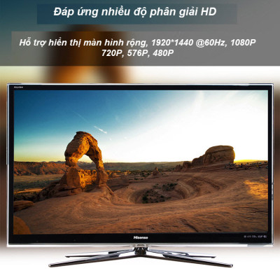 Unitek U8707 - 01 Bộ Chia VGA Unitek 1 ra 4 Hỗ Trợ Độ Phân Giải 1920*1440 @60Hz Khoảng Cách Truyền Xa Lên Tới 30m - Kèm Nguồn AnZ - Hàng Chính Hãng