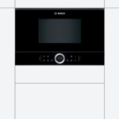 Lò Vi Sóng Bosch BFL634GB1B - Dung Tích 21L - 5 Mức Công Suất - Màn Hình TFT - Điều Khiển Cảm Ứng - Hàng Chính Hãng