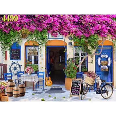 Tranh Dán Tường 3D Cafe Trà Sữa - Có Sẵn Keo - TCFTS057