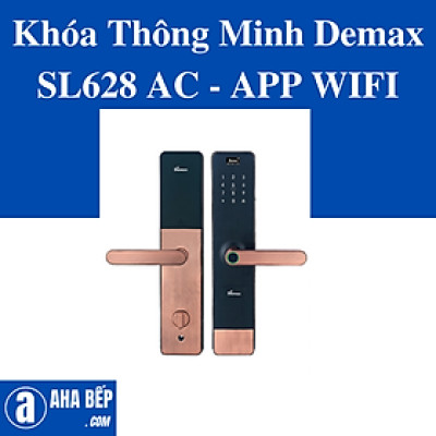 Khóa Thông Minh Demax SL628 AC - APP WIFI. Hàng Chính Hãng