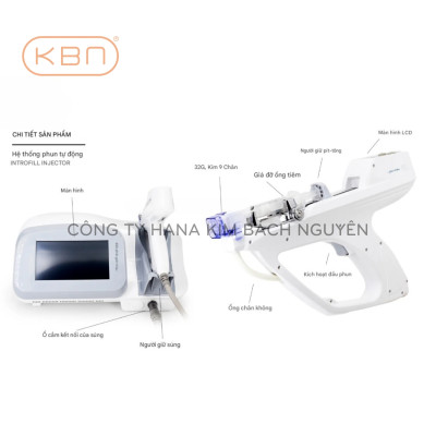 Máy Đưa Cấy Dưỡng Chất Vào Da Introfill Hàn Quốc