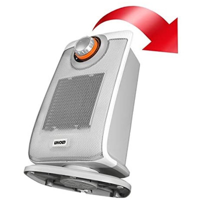  Quạt Sưởi Gốm Unold 86440 CERAMIC, màu trắng, Công suất: 1300/2000W Hàng Chính Hãng