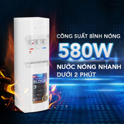 Cây nước nóng lạnh hút bình Hòa Phát HHC383 - Bảo hành 28 tháng - Hàng chính hãng