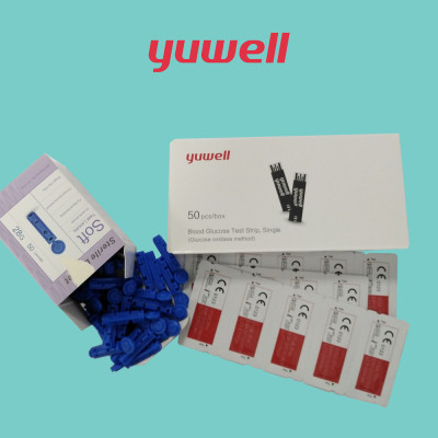 Máy đo đường huyết Yuwell Accusure 710 Kèm 60 que thử đường huyết và 60 kim lấy máu