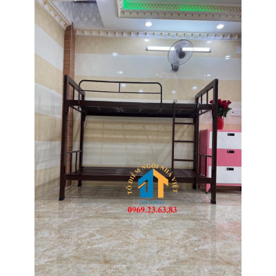 Giường sắt hộp 2 tầng 1m2x1m2( Tầng Dưới – Tầng Trên) Cao cấp - Đại Thành