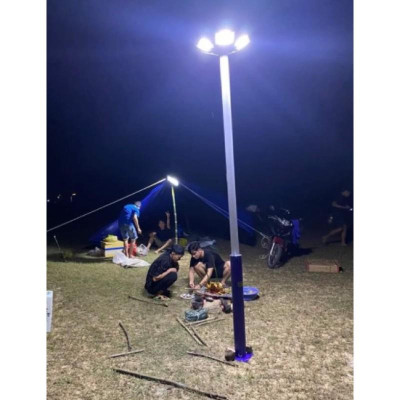 Đèn năng lượng mặt trời sân vườn, công viên UFO công suất 250W siêu sáng chống nước IP66