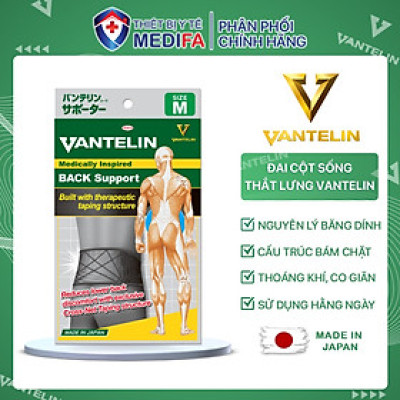 Đai Bảo Vệ Cột Sống Thắt Lưng VANTELIN bảo vệ cột sống, đai bảo vệ khớp số 1 Nhật Bản