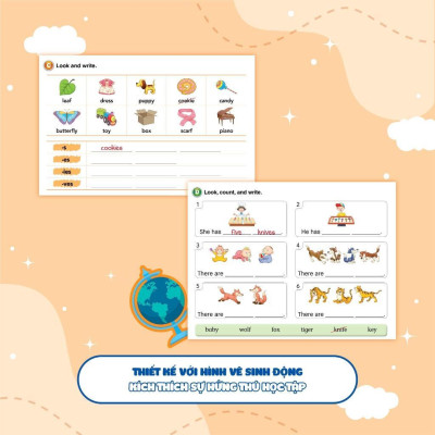 Sách - Aha Grammar - Ngữ Pháp Và Bài Tập Bổ Trợ Toàn Diện Ngữ Pháp Tiếng Anh Lớp 4 - Combo 2 Cuốn - Megabook