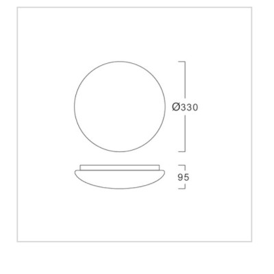 ĐÈN ỐP TRẦN LUMAX, CPL330, CHUYỂN ĐỔI MÀU 3IN1, SƠN KHUNG THÉP