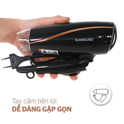 Máy sấy tóc Sunhouse SHD2306 đen 