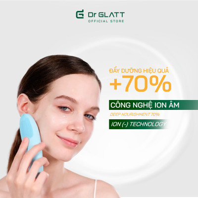 Máy rửa mặt và đẩy tinh chất Dua Fit Pro, 4 trong 1, hàng chính hãng Dr Glatt, thương hiệu Đức