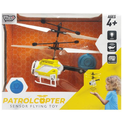 Đồ Chơi Trực Thăng Tuần Tra Cảm Biến - Vecto VT2350B/YL - Màu Vàng