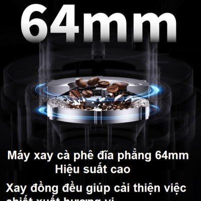 Máy xay cà phê chuyên nghiệp thương hiệu cao cấp Shardor BD-CG301 - Công suất 260W - Hàng nhập khẩu (BH 1 NĂM)