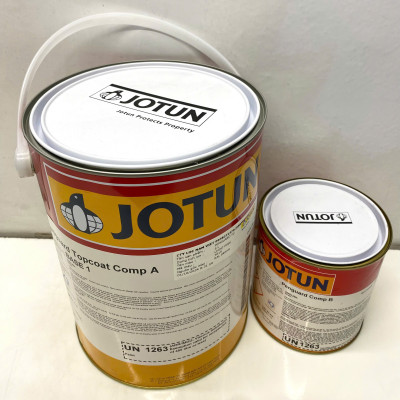Sơn Epoxy Jotun Penguard Topcoat base 1 màu hồng - RAL 3015 _5L/bộ