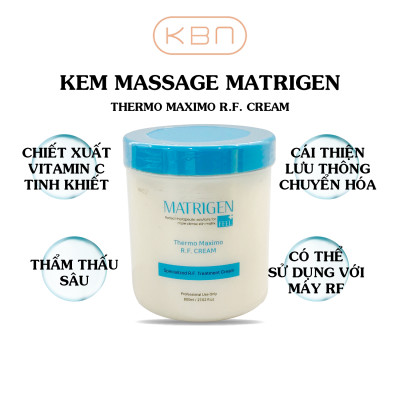 [KHUYẾN MÃI] Kem Massage Nâng Cơ Chống Lão Hóa RF MATRIGEN Hàn Quốc 800ml