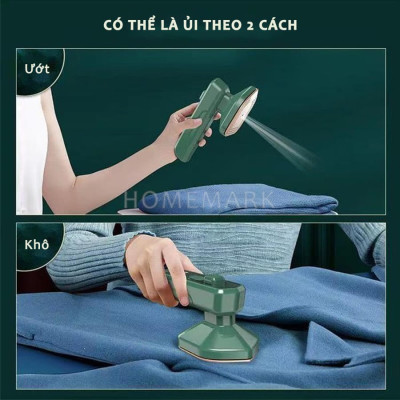 Bàn Là Hơi Nước Cầm Tay Mini Du Lịch, Bàn Ủi Hơi Nước Gấp Gọn Tiện Ích Cho Gia Đình, Dễ Dàng Mang Theo - HÀNG CHÍNH HÃNG MINIIN
