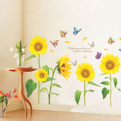 Decal dán tường Hoa hướng dương AmyShop DH026