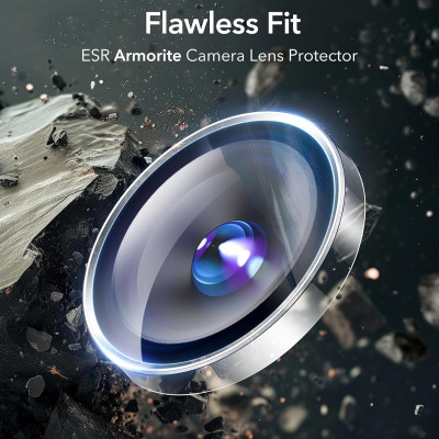 Kính Cường Lực siêu mỏng chống trầy xước bảo vệ ống kính camera ESR cho iPhone 16 Pro / iPhone 16 Pro Max - Hàng Chính Hãng