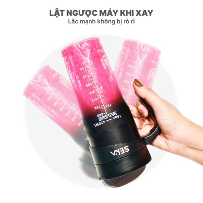 Máy Xay Sinh Tố Cầm Tay Seka NT889 (Model Mới Nhất 2025) Dung Tích 470ml Công Suất 150W - Hàng Chính Hãng
