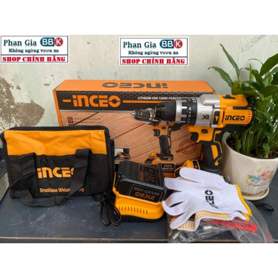 [chính hãƞg] Máy Khoan Pin 20V, Đầu Autolock 13mm, Động Cơ Không ChổI Than Hàng Cao Cấp (Bảo Hành 12 Tháng)