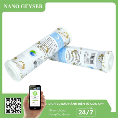 Lõi CTO Nano Geyser, Lõi lọc nước số 3 dùng cho máy Karofi, Geyser TK, Ecotar - Hàng Chính Hãng