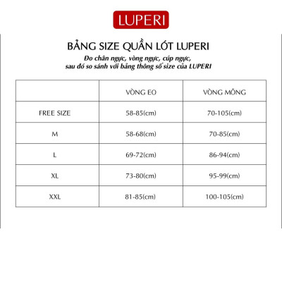 Quần Gen Bụng Nữ LUPERI SP103 Nâng Mông Nhật Kháng Khuẩn Cạp Vừa Chất Liệu Vải Lỗ Thông Cao Cấp
