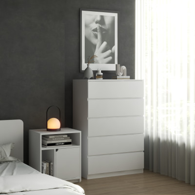 [Happy Home Furniture] OLA, Tủ đựng đồ 5 ngăn kéo, 80cm x 45cm x 120cm ( DxRxC), THK_092