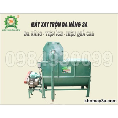 Máy xay trộn đa năng 3A - Máy chế biến thức ăn chăn nuôi- Hàng Chính Hãng