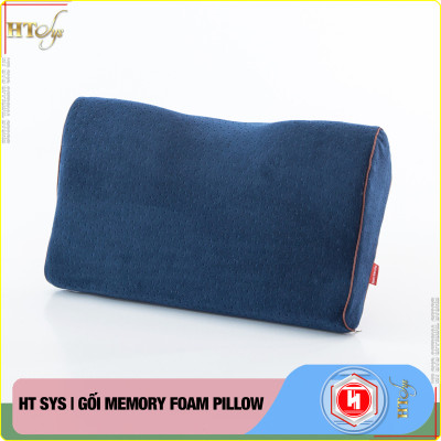 Gối cao su non Memory Foam Pillow công nghệ Nhật Bản -HT SYS- Giúp Ngủ Nhanh - Chống thoái hoá đốt sống cổ - [ Hàng Nhập Khẩu ]