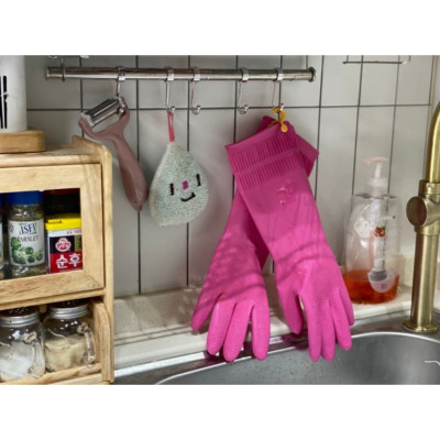 Găng Tay Cao Su Tự Nhiện Hàn Quốc Có Móc 38 Cm