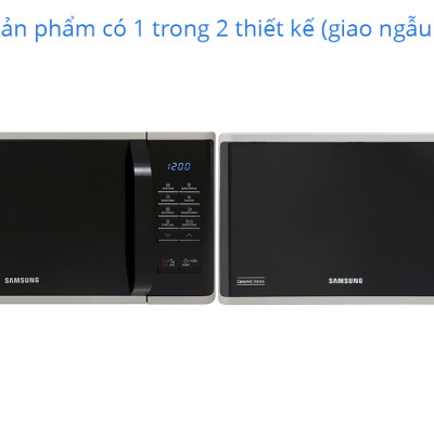 Lò vi sóng tráng men Samsung Dòng vi sóng 23L (MS23K3513AS)- Hàng chính hãng