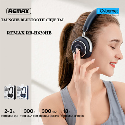 Tai nghe bluetooth chụp tai Remax RB-620HB kiểu dáng on-ear - Hàng chính hãng