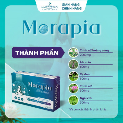 Viên uống Morapia hỗ trợ hạn chế sự phát triển của u xơ (Hộp 30 viên) - Nutramed