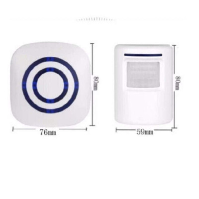 Chuông báo khách kết hợp báo trộm không dây 38 kiểu chuông YF0256 - 1 Mắt 1 Chuông 