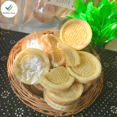 Bánh Đậu Xanh Nhân Thịt Nướng Giòn 250g VietTin Mart