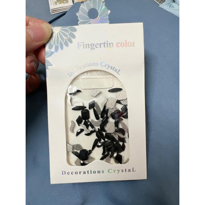 Đá Khối Chân Bằng Làm Nail Nhiều Size Mix Màu Sáng Lâu, Bám Chắc, Phù Hợp Trang Trí Hoạ Tiết, Dễ Phối Làm Nail Nữ