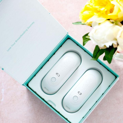 Đệm Mát Xa Chườm Ấm Thông Tắc Tia Sữa & Kích Sữa Lavie (02 cái), Nhiệt + Rung Hút Sữa Nhanh, Giảm Cương Sữa, Làm Mềm Ngực, Ngừa Viêm Ngực, Pin Sạc Bền Bỉ, FDA Hoa Kỳ
