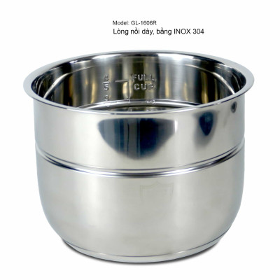 Nồi Áp Suất Điện Gali GL-1606R. Dung tích 6L, nồi đa năng 14 chức năng nấu. Thiết kế hiện đại, nhỏ gọn. Hàng chính hãng bảo hành 24 tháng.