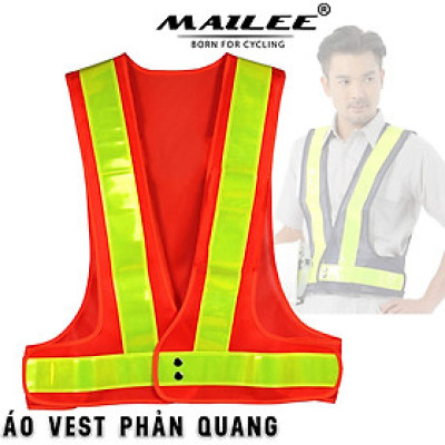 Áo Lưới Phản Quang Xe Đạp Dạng Vest LA-2026 Cho Đạp Xe Đạp/ Xe Máy An Toàn Ban Đêm Có Phản Quang (áo size người lớn) - Mai Lee